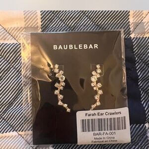 BaubleBar Sparkling Crystal Ear Crawlers